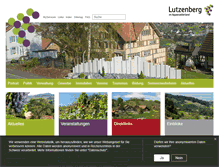 Tablet Screenshot of lutzenberg.ch